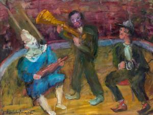 ALBERT LASARD Lou 1885-1969,3 Clowns,1928,Dobritz DE 2025-02-22
