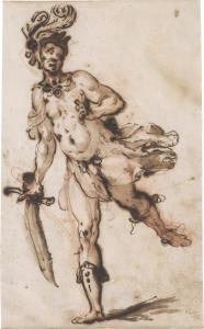 ALBERTI Cherubino 1553-1615,Römischer Krieger,Galerie Bassenge DE 2023-06-09