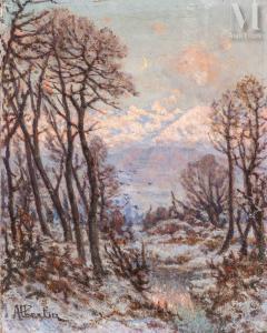 ALBERTIN André 1867-1933,Paysage d'hiver,Millon & Associés FR 2022-06-17