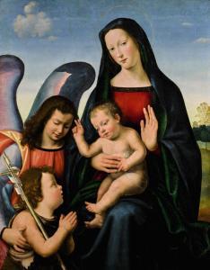 ALBERTINELLI Mariotto,The Virgin and Child with the young Saint John the,Sotheby's 2020-12-10