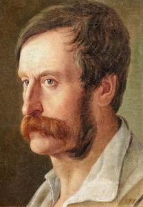 ALBIKER Karl 1878-1961,Portrait of a Gentleman with a Moustache,Van Ham DE 2023-11-17