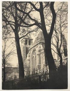 ALBIN GUILLOT Laure 1879-1962,Vue de l'abbaye de Saint Germain des Prés,1945,Eric Caudron 2024-04-03