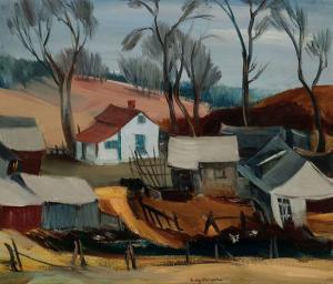 ALBINSON Ernest Dewey 1898-1971,Old Farm,Jackson's US 2017-12-06