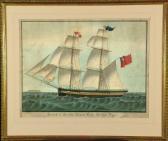 ALBINUS F,A portrait of the snow-rigged brig Sarah of Seaton,1842,Anderson & Garland GB 2007-06-18