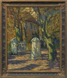 ALBITZ Richard 1876-1954,Herbsttag,Schloss DE 2020-11-28