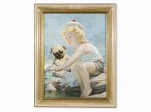 ALBO August 1893-1963,Boy Fishing,1950,Auctionata DE 2015-11-27