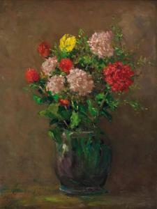 ALBRECHT Karl 1862-1926,Stilleben mit Blumen in Vase,Palais Dorotheum AT 2013-11-19