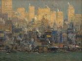 ALBRECHT KURT 1900-1900,Manhattan vom East River,Galerie Bassenge DE 2017-12-02