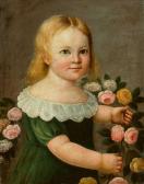 ALBRECHT Ph,Portrait der Emma Roßel im Alter von zwei Jahren,1819,Zeller DE 2015-06-26