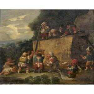 ALBRICCI Enrico 1714-1775,Nains sciant du fromage,Tajan FR 2020-04-24