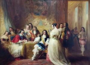 ALBRIGHT Henry James,Chess- Louis XIV and the Cardinal De Retz,1837,Wickliff & Associates 2017-03-18