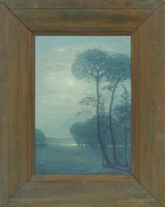 ALBRIGHT Henry James 1887-1951,EVENING LANDSCAPE,Stair Galleries US 2017-06-24