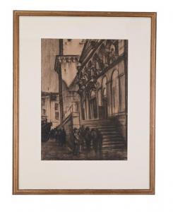 ALBRIZIO Conrad Alfred 1892-1973,Italian Street Scenes,New Orleans Auction US 2017-01-29