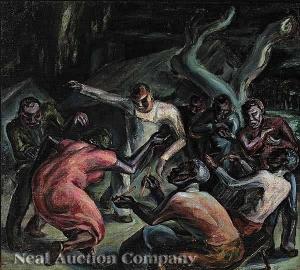 ALBRIZIO Conrad Alfred 1892-1973,Voodoo Night Dance,Neal Auction Company US 2008-10-11