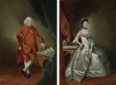 ALCOCK Edward 1740-1790,Portrait of a gentleman, and Portrait of a lady,1769,Christie's 2009-10-28