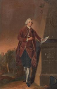 ALCOCK Edward 1740-1790,Portrait of a poet, William Vassall, standing full,1760,Bonhams 2022-09-14