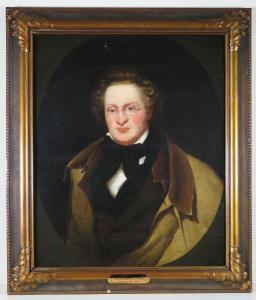 ALCONIERE Theodor Heinrich 1798-1865,Porträt eines jüngeren Mannes mit Nickelbrill,Palais Dorotheum 2019-12-12