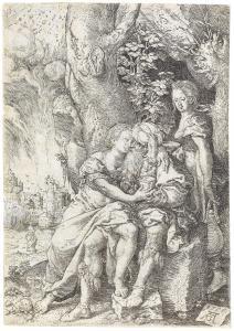ALDEGREVER Heinrich 1502-1561,Lot and His Daughters,1555,Palais Dorotheum AT 2013-10-24