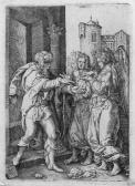 ALDEGREVER Heinrich 1502-1561,The Story of Lot (Bartsch, Hollstein 14-17),1555,Christie's 1998-12-09