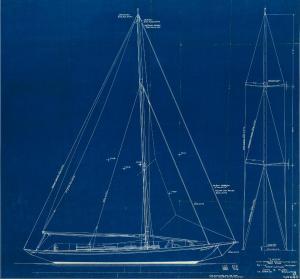 ALDEN John G 1884-1962,A rigging plan for the cutter yacht Zaida,Bonhams GB 2015-06-25