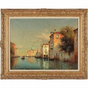 ALDINE Marc 1870-1956,A Venetian Backwater,Leland Little US 2014-12-06