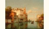 ALDINE Marc 1870-1956,Une gondole sur un canal de Venise,Iegor-Hotel Des Encans CA 2005-09-27