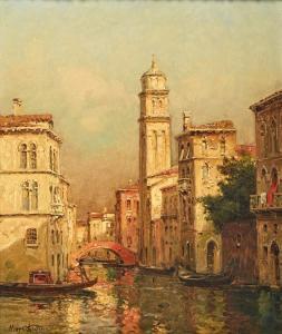 ALDINE Marc 1870-1956,Venice,18th century,Mellors & Kirk GB 2024-01-09