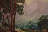 ALDIS Albert Edward 1869-1921,A mountain landscape,Henry Adams GB 2015-07-08