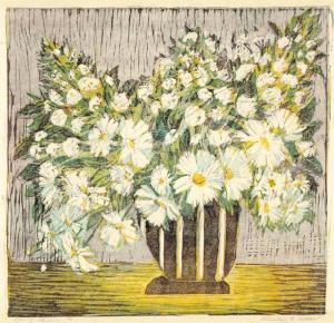 ALDOR CHRISTINE 1913-1970,Spring Flowers,Menzies Art Brands AU 2009-12-16