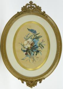 ALDOUS Jessie,Still life flower studies,1879,Burstow and Hewett GB 2015-12-16