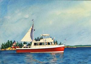 ALDRICH Nelson W 1900,Red Power Yacht,1984,Skinner US 2015-08-13