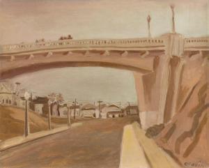 ALDRIN Anders Gustave 1889-1970,Viaduct,1942,John Moran Auctioneers US 2018-03-27