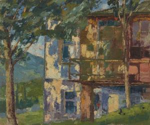 ALEKSANDROVIC LUCISKIN Sergej 1902-1989,House in the mountains,Rosebery's GB 2020-12-09