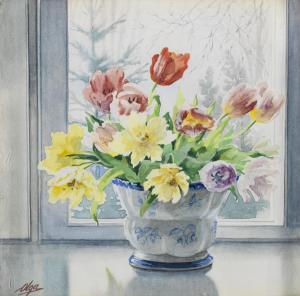 ALEKSANDROVNA Olga 1882-1960,Tulips,Bonhams GB 2016-06-08