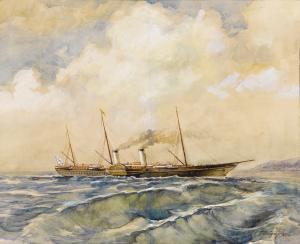 ALEKSANDROVSKI 1800-1800,Ship at Sea,1866,Heritage US 2008-11-14
