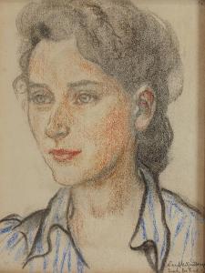 ALEKSANDROWICZ Nina 1877-1945,Portret kobiety,Rempex PL 2017-02-22