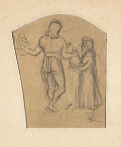 Ales Mikolas 1852-1913,Figural Study,Palais Dorotheum AT 2013-11-23