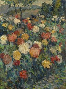 ALEXANDER ALTMAN 1885-1950,Flowers in the Garden,MacDougall's GB 2023-03-25