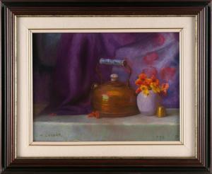 ALEXANDER COUPER Charles 1924-2018,Still life of a copper kettle,Eldred's US 2023-08-16