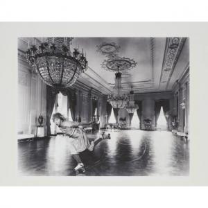 Alexander Cris 1920-2012,ROLLER SKATE GIRL IN A PALATIAL DRAWING ROOM,Waddington's CA 2022-06-30