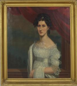 ALEXANDER Francis 1800-1880,portrait of Eleanor Burrill Eleanor,CRN Auctions US 2017-04-30