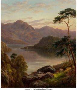ALEXANDER George 1832-1913,On Loch Lomond,1886,Heritage US 2020-05-14