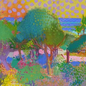 ALEXANDER Gregory 1960,impressionist landscape,Burstow and Hewett GB 2019-09-18