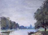 ALEXANDER Harold Rupert L 1891-1969,The Thames near Marlow,1955,Woolley & Wallis GB 2019-06-05