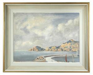 ALEXANDER Harold Rupert L 1891-1969,View of the Costa Brava, Spain,1956,Cheffins GB 2017-07-06