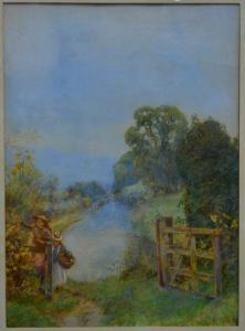 ALEXANDER Herbert 1874-1946,The Blackberry Gatherers,Andrew Smith and Son GB 2020-10-28