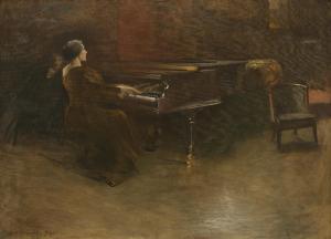 ALEXANDER John White 1856-1915,Le Piano,1894,Christie's GB 2022-10-21