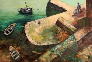 ALEXANDER Lolita,The Old Harbour Roundstone,Gormleys Art Auctions GB 2013-12-03