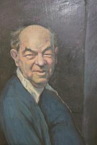 ALEXANDER Naomi 1938,Portrait of an elderly gentleman,1975,Lawrences of Bletchingley GB 2019-07-23