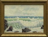 ALEXANDER William Walker 1870-1948,Seascape,1944,Clars Auction Gallery US 2014-03-15